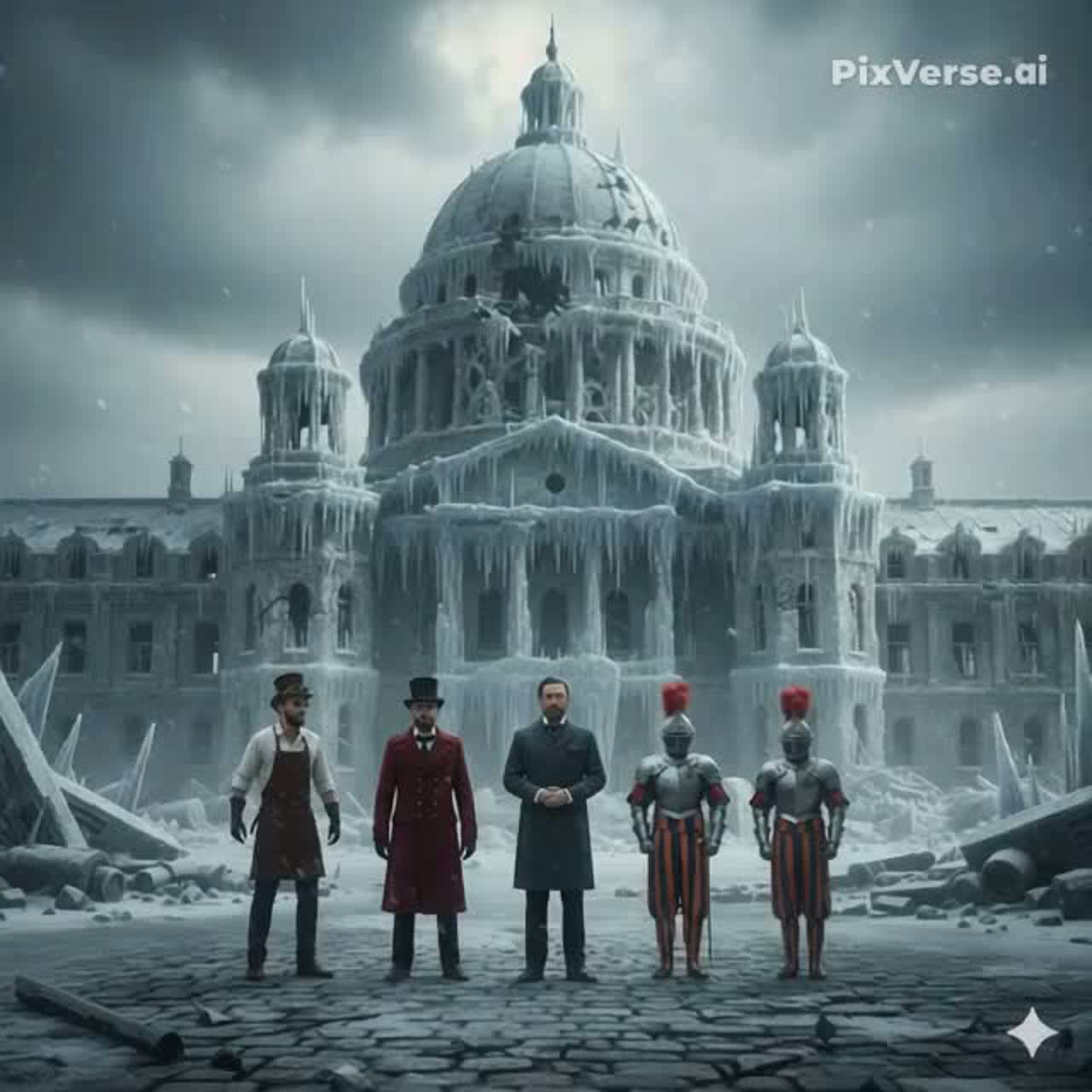 IX. As Ruínas de Aço... (Frozen Steel Ruins)