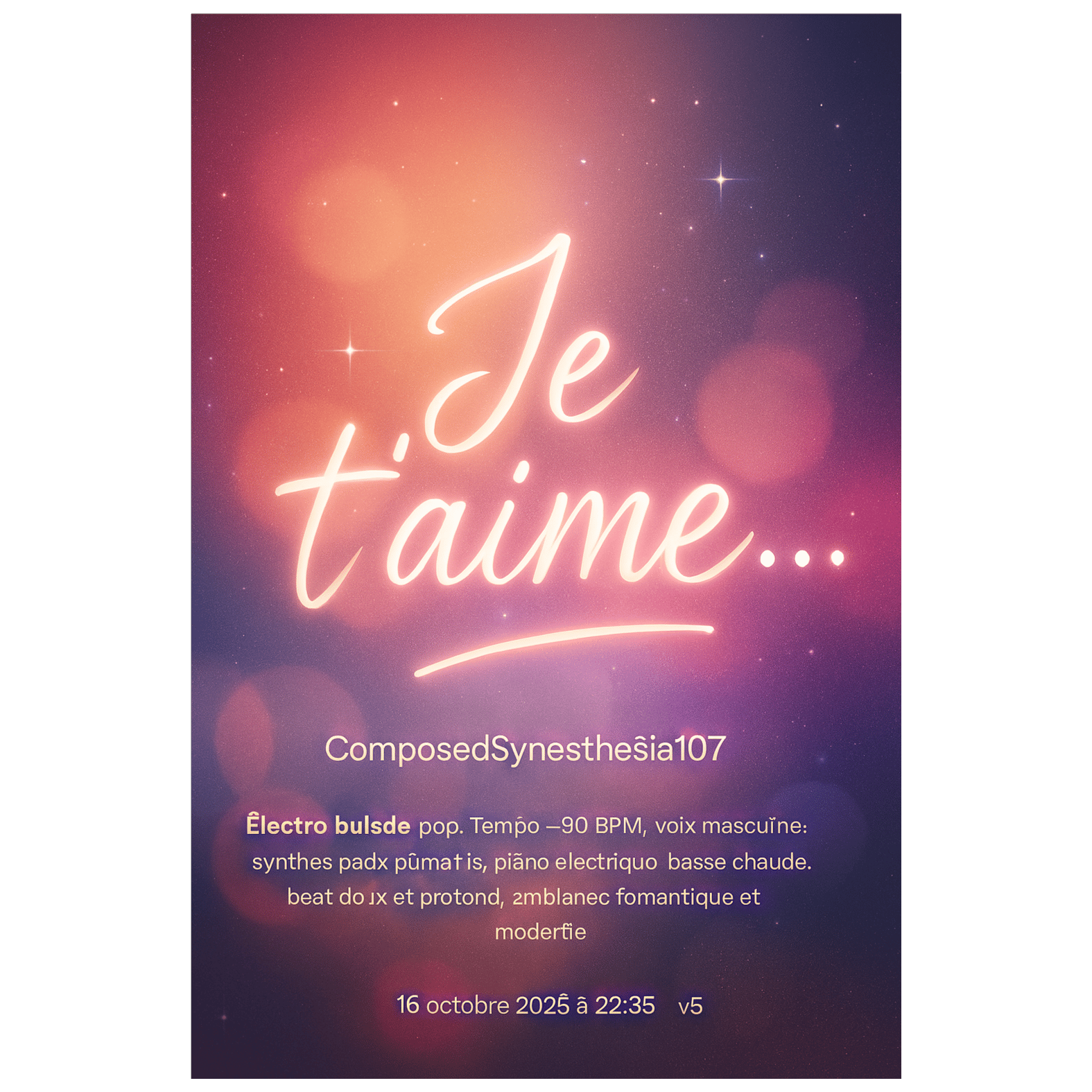 Je t’aime…