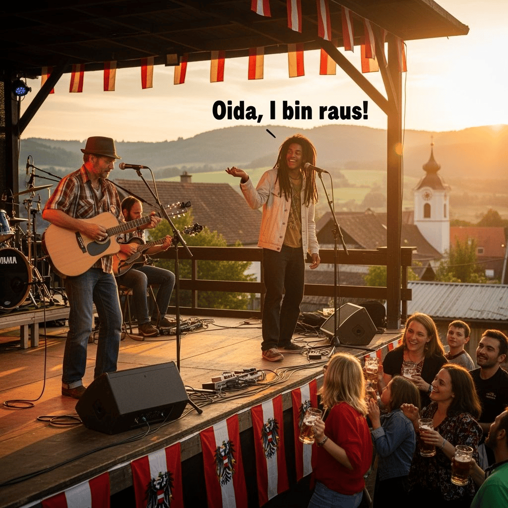 Oida, i bin raus!