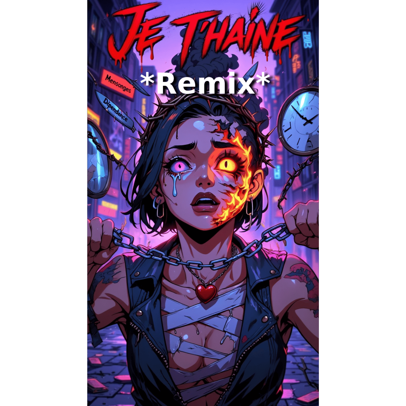 Je T’haine (Contraction de "Je t’aime" et "haine")