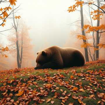 Orso d'autunno