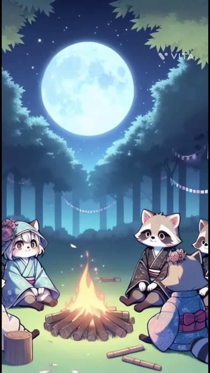 夜明けのタヌキ讃歌 ⭐︎森のタヌキさん お祭り唄