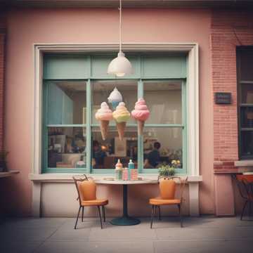 Mokka-Milch-Eisbar