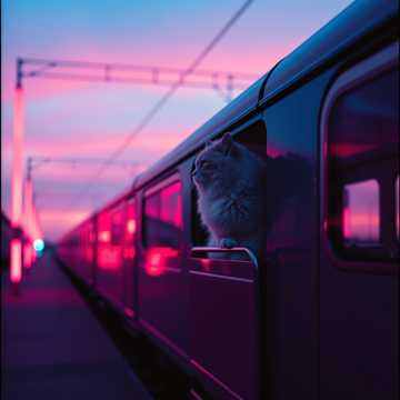 🐱🚋⚡電車猫⚡🚋😸 ~TWILIGHT~#猫軍団仮装パレード✨