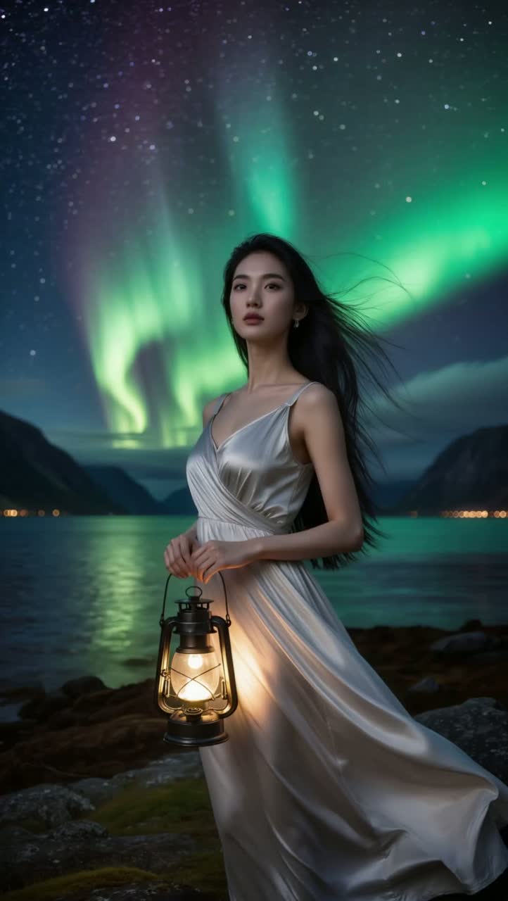 Serment d’Aurore — la fleur veille dans le vent