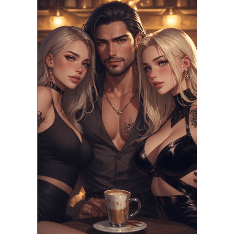 ☕💖 MORNING COFFEE KISSES — CREAM & SUGAR LOVE V8