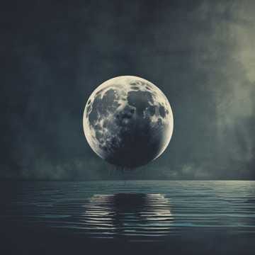 Луна одинОко лежит на воде(v4.5)...