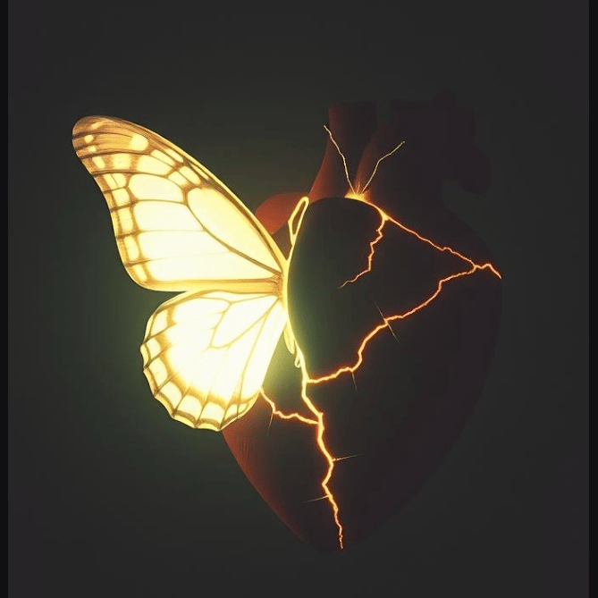 🦋Cœur solitaire