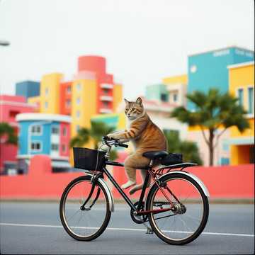 cat on a bike https://www.youtube.com/watch?v=GzA-3H46-rk