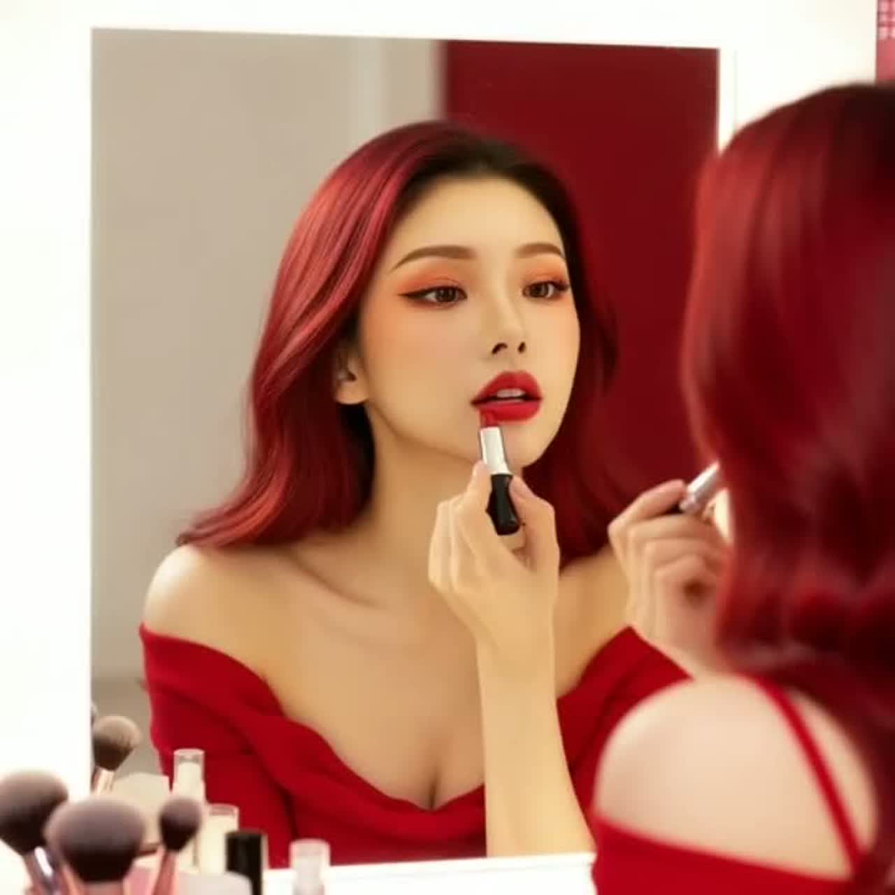 红唇印 (Red Lipstick)