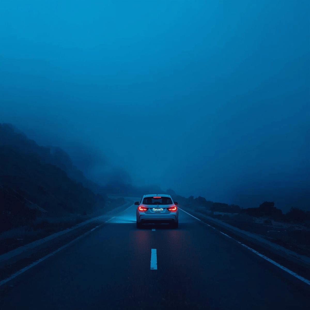 “Conduire à l’Aube (Blue Drive Ver.)”