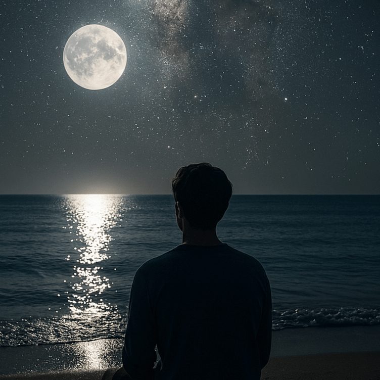 Alone with the Stars and Moon (Lyrics/Qinmoris) (Cover)