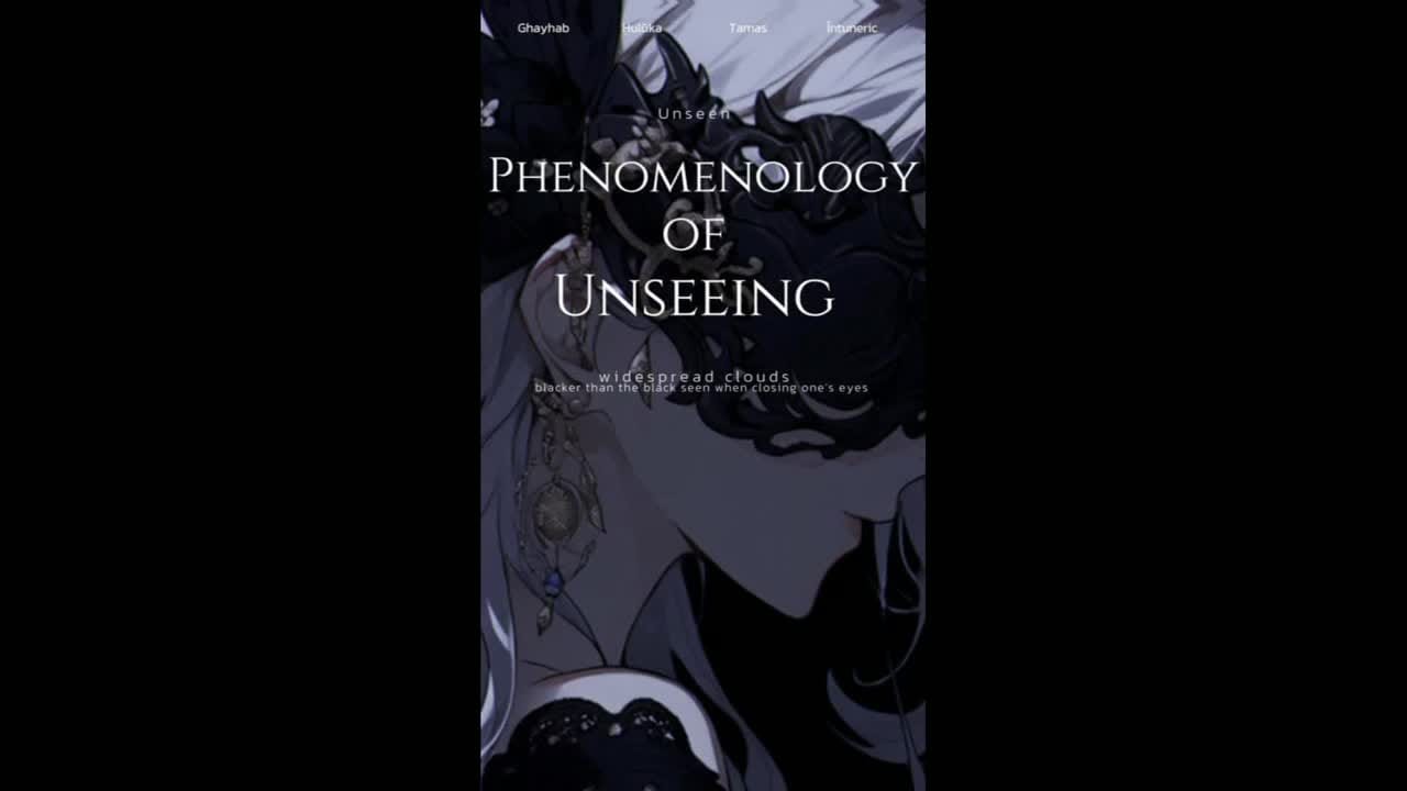 The Phenomenology of Unseeing