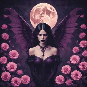 Vampire with Angel Wings