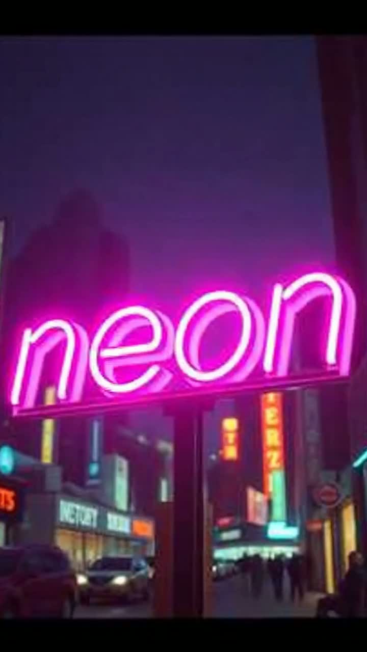 Neon neon in the neon neon