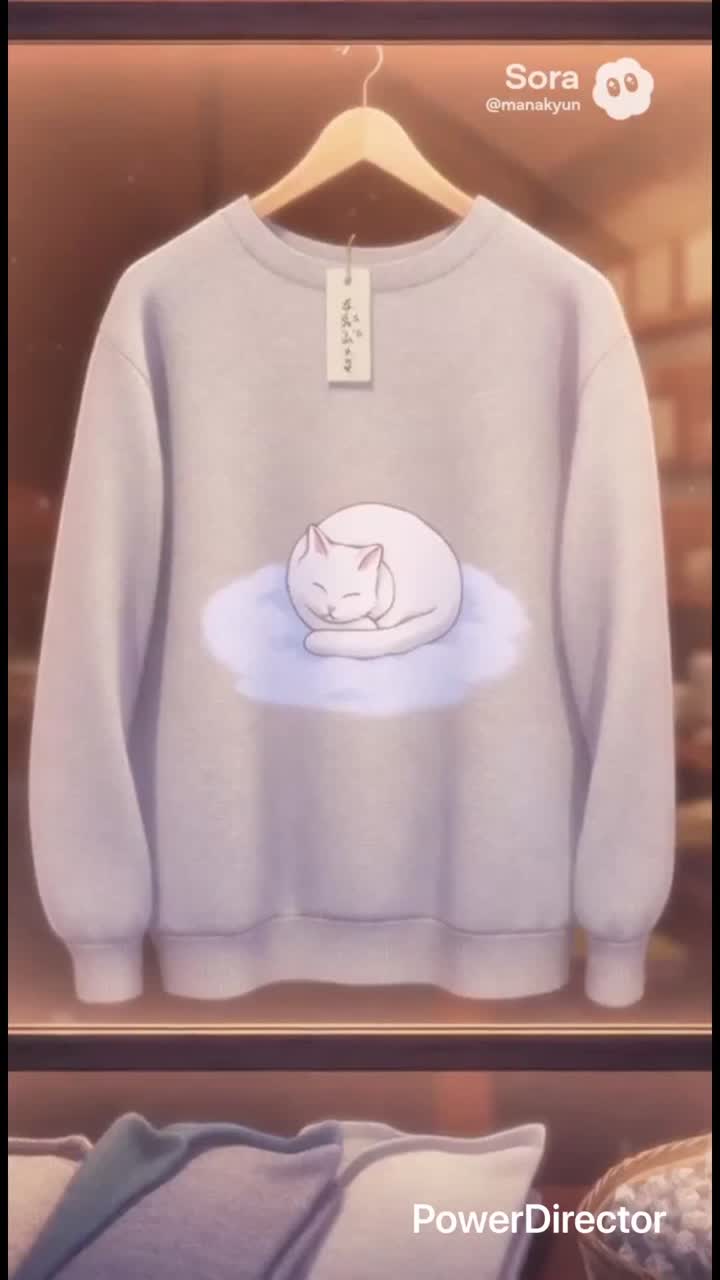 猫のスウェット🐈cat sweatshirt🐈‍⬛