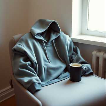 Me Pierdo en Tu Hoodie Azul