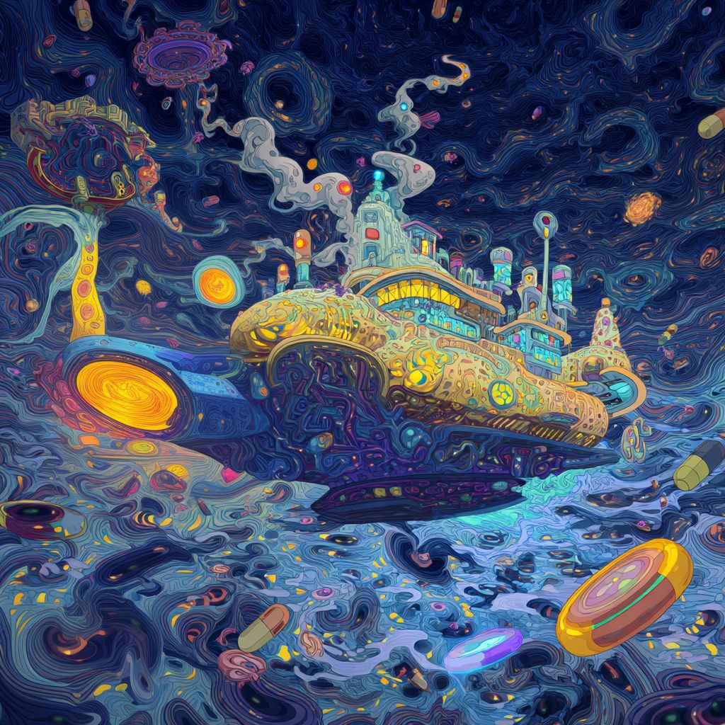 Cosmic acidwave, lost in a Tangerine dream