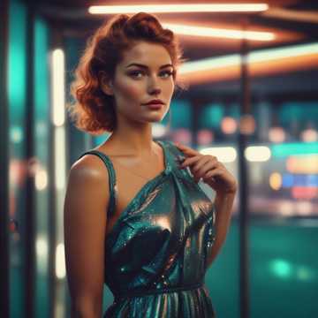 Vestido transparente