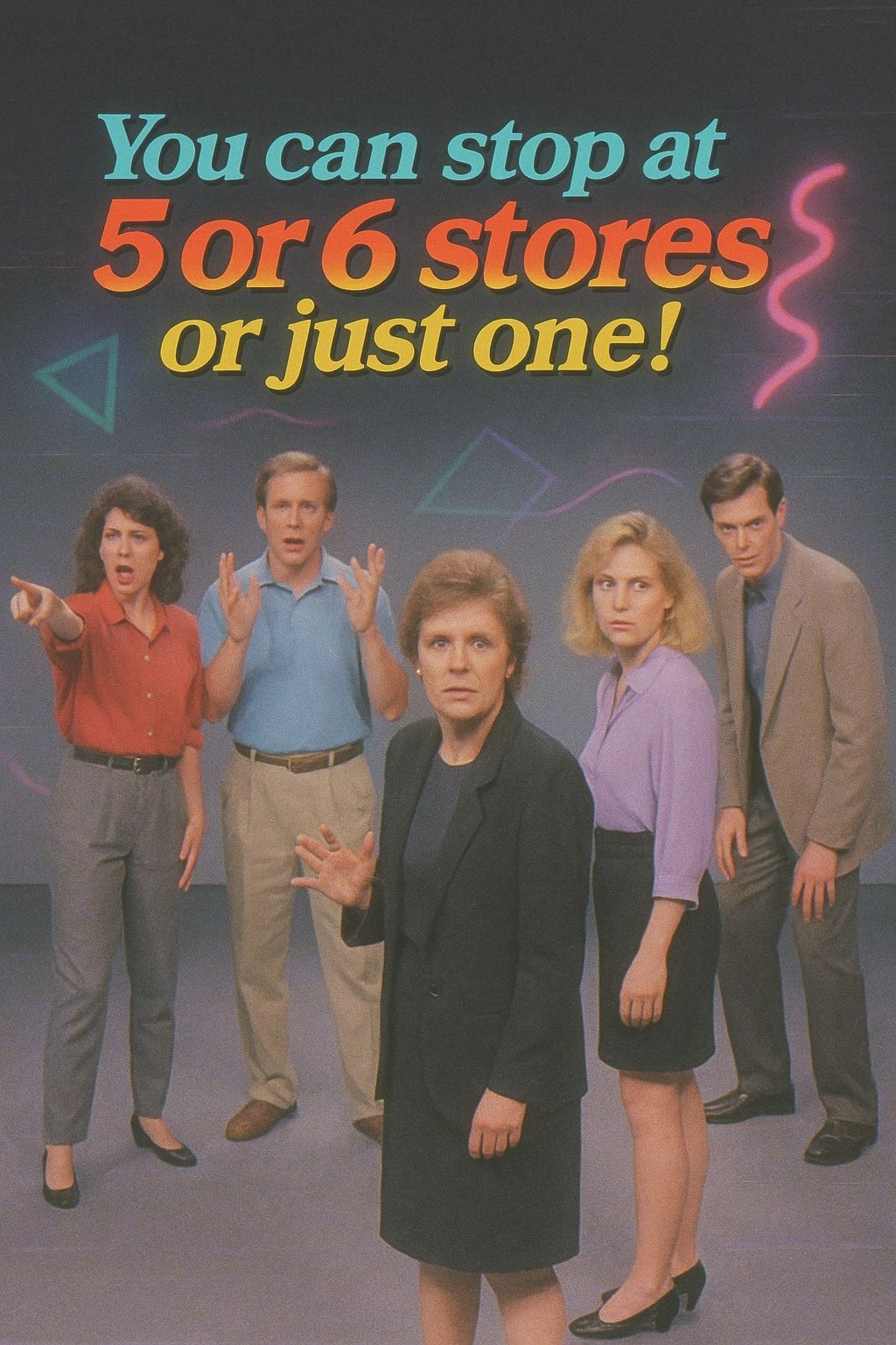 You could stop at five or six stores or just one! - Carla Shaw & Todd La Rue