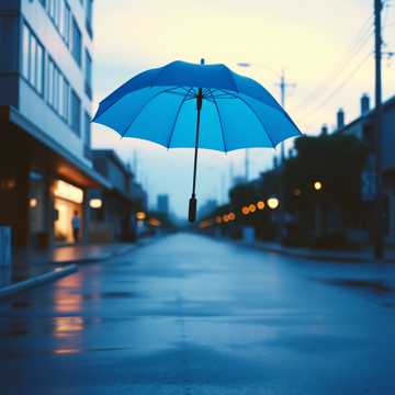 Blue Umbrella |藍色雨傘　