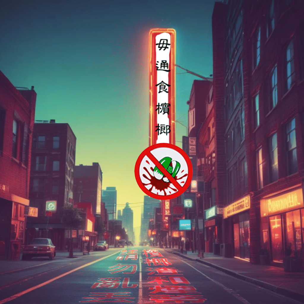 毋通食檳榔(台語)