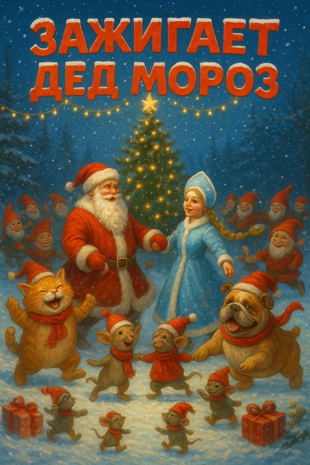 ЗАЖИГАЕТ ДЕД МОРОЗ#зимняясказка