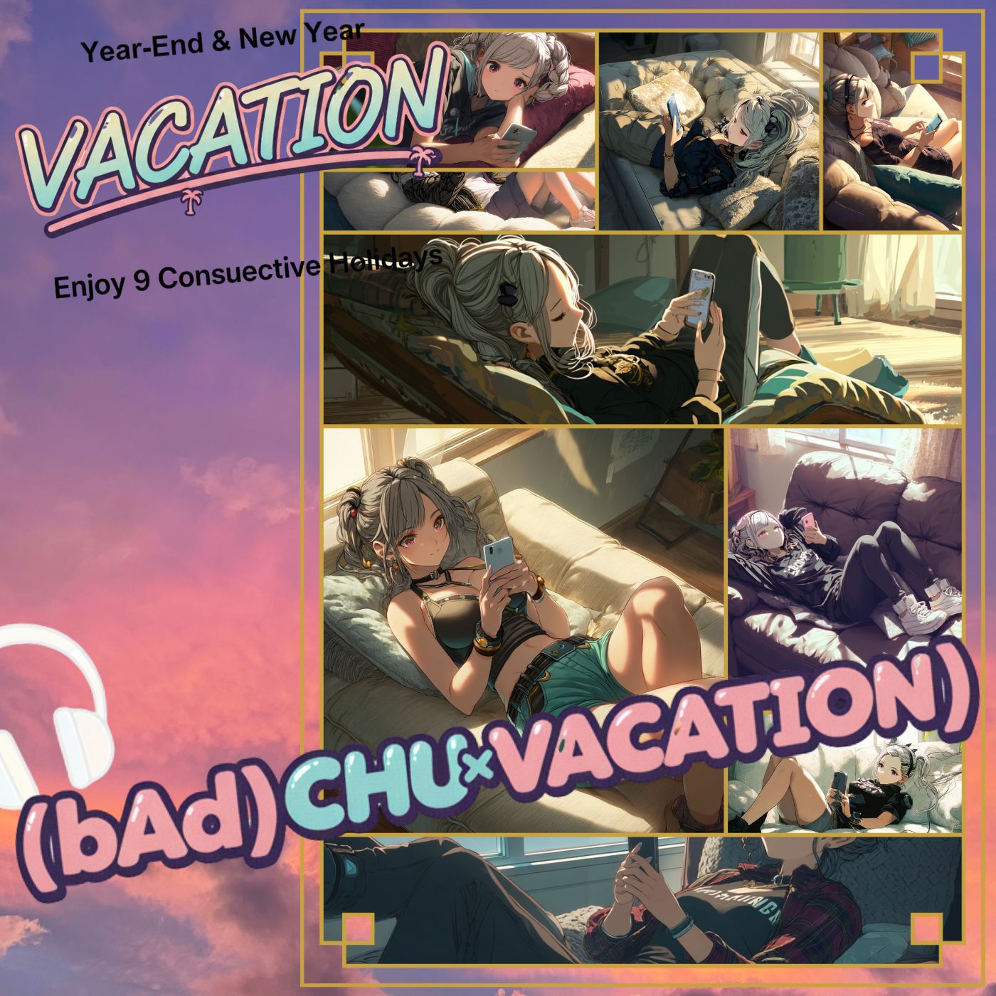 2️⃣ ばっちゅ×VACATION（『SAD VACATION』 (bÅd)CHU×2-iNG REMIX）
