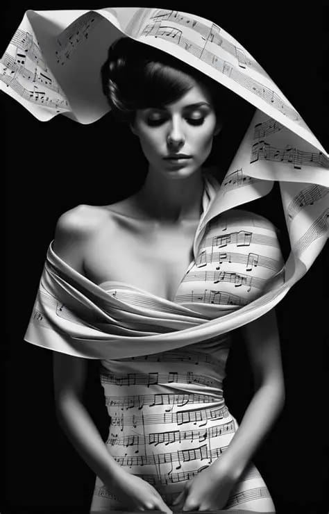 The space between the notes