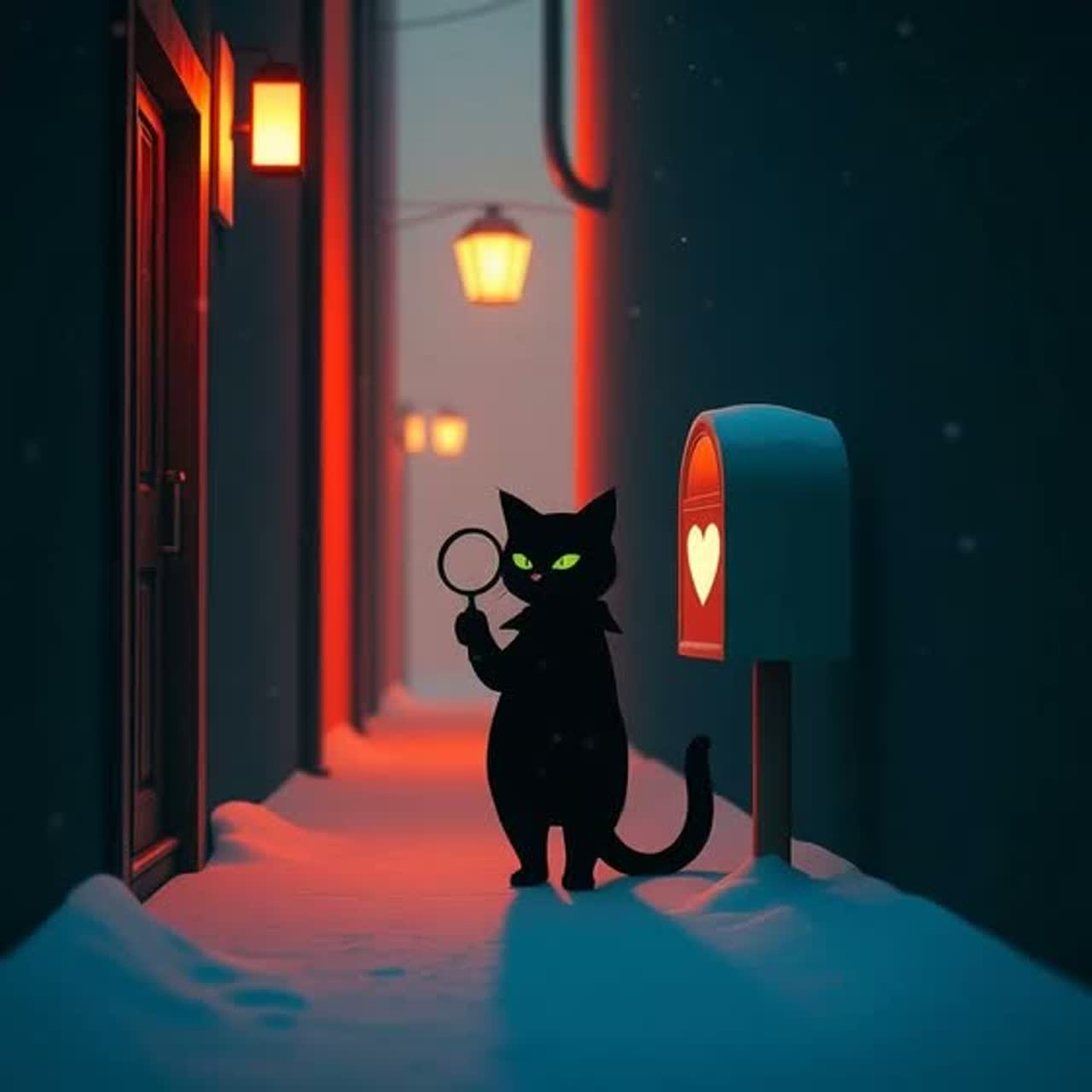 🎄🐾 にゃんこコロンボの事件簿:クリスマス前夜のラブレター事件 - love song