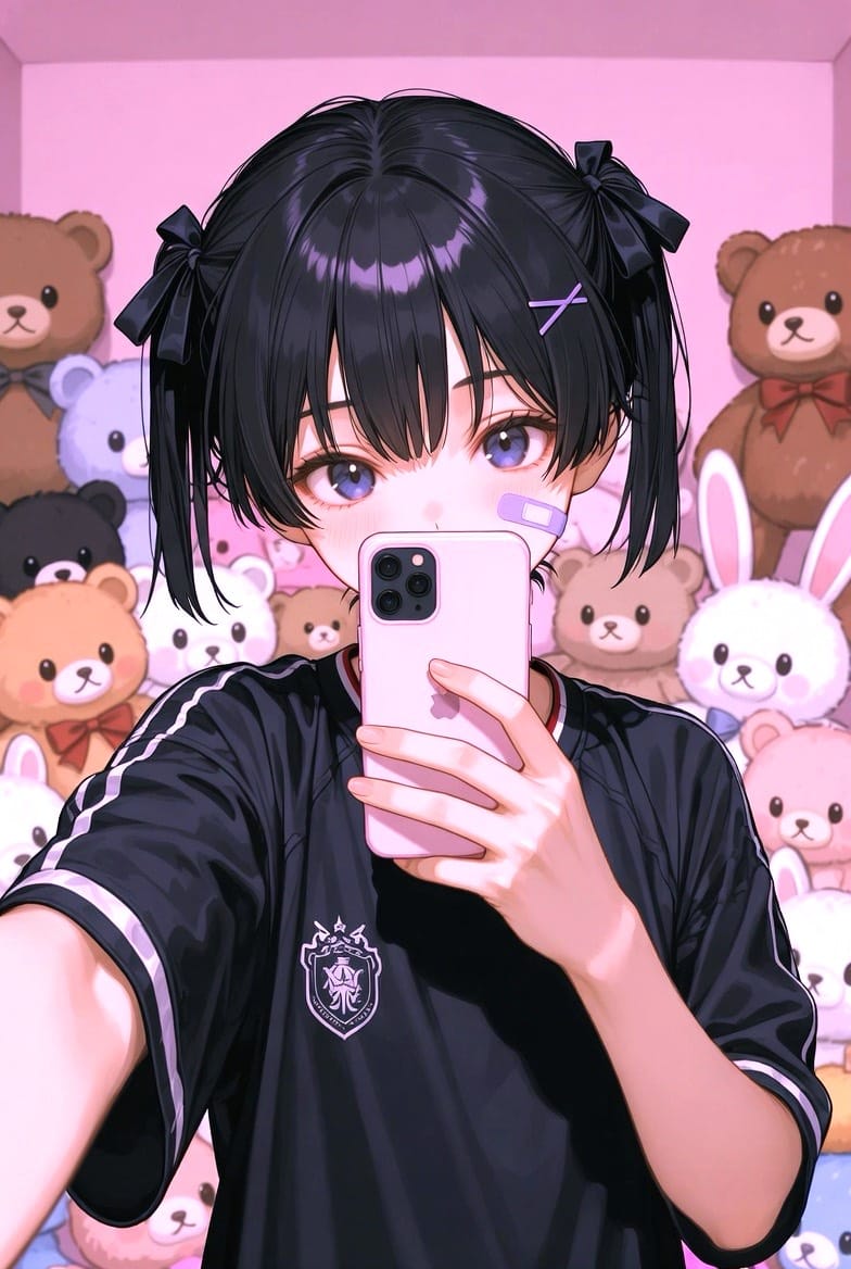 <Can 愛 take a picture> of 「i」。♡