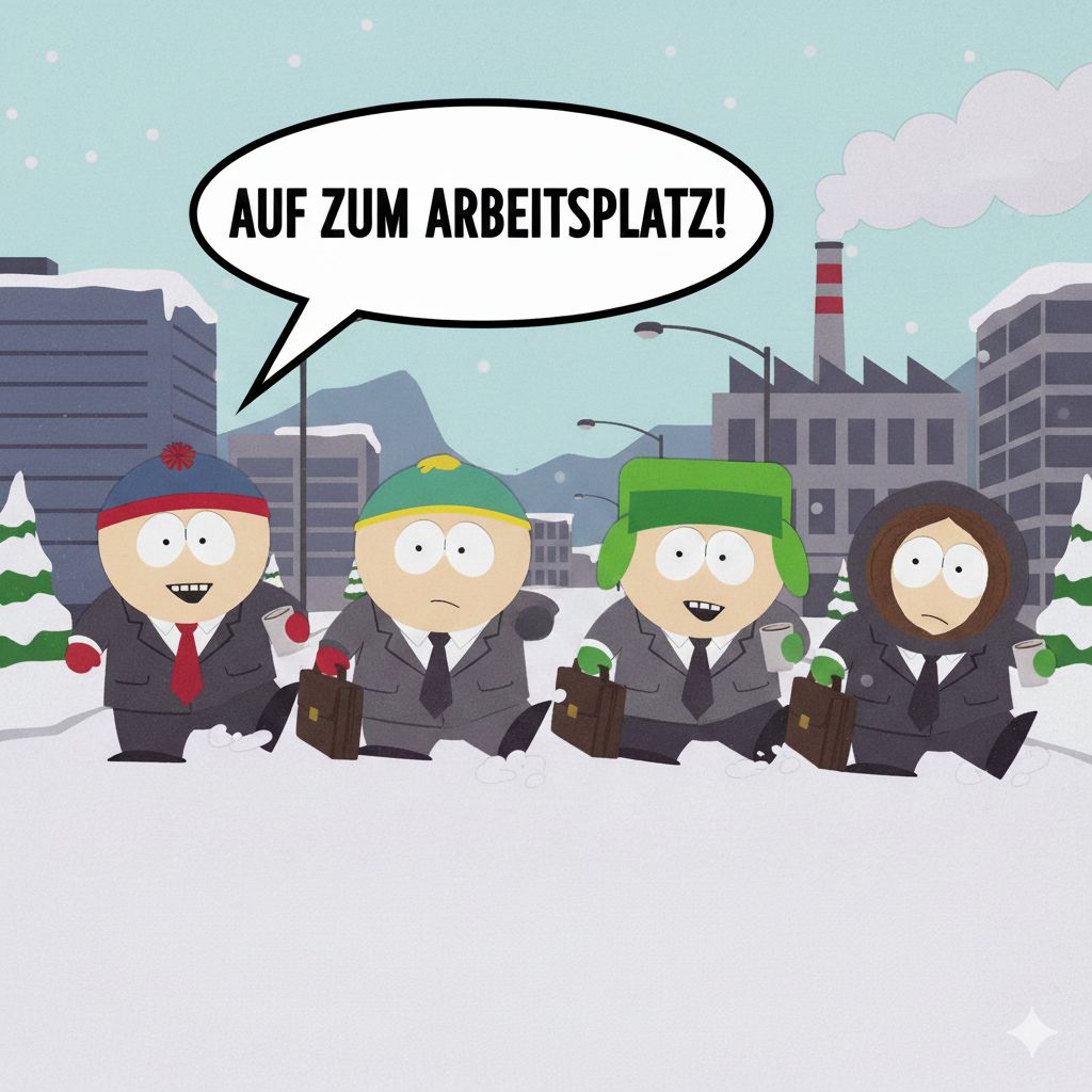 auf zum Arbeitsplatz