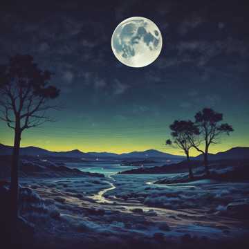 cuando la luna está llena