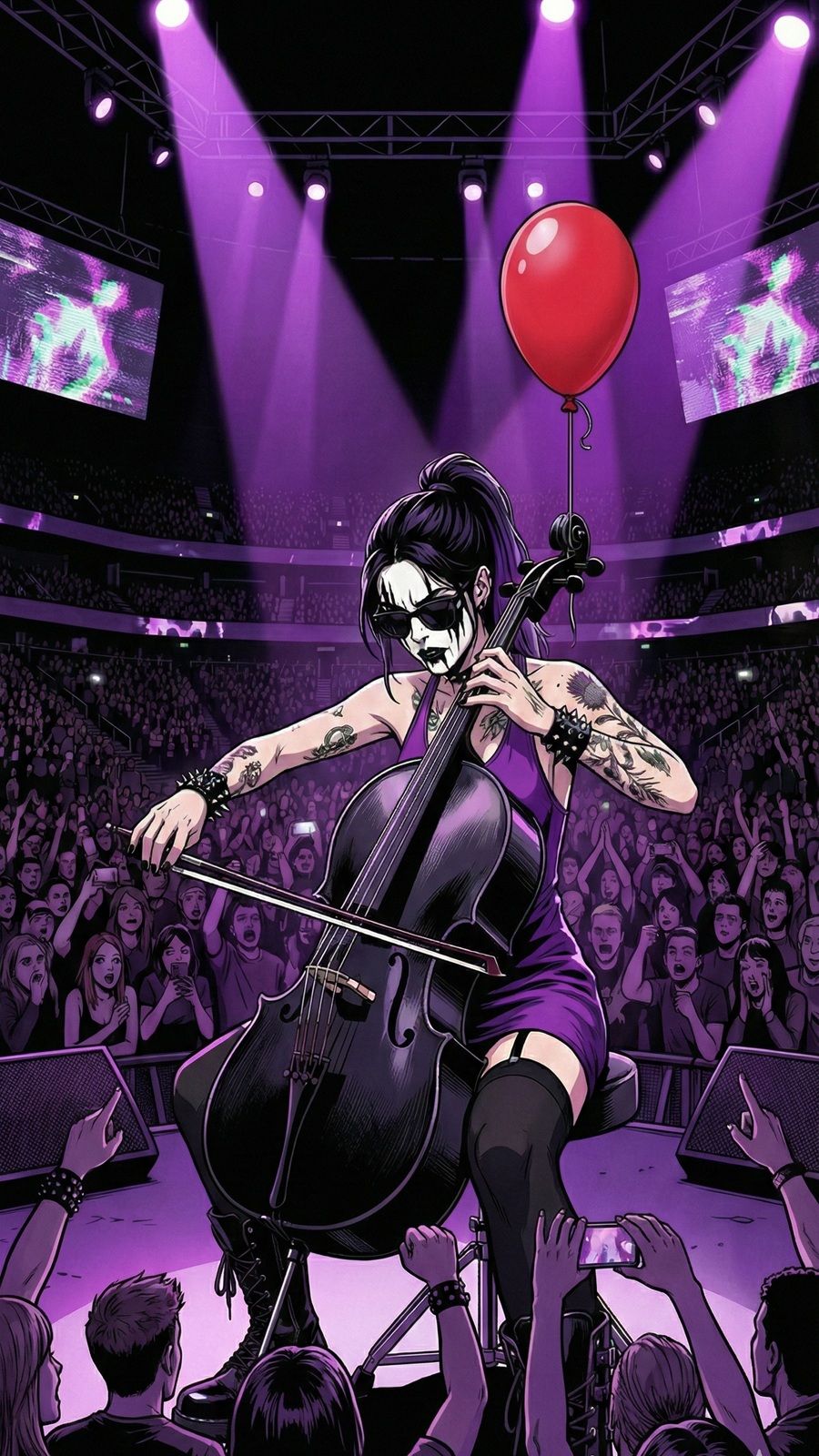 💜🖤Huzz (Live) | Lorelei - 🎈#BeneathTheRedBalloon