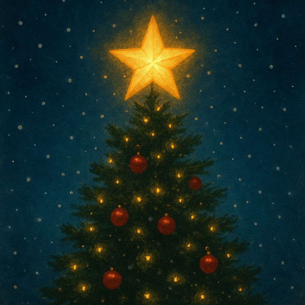 🎄《圣诞树顶的星》
