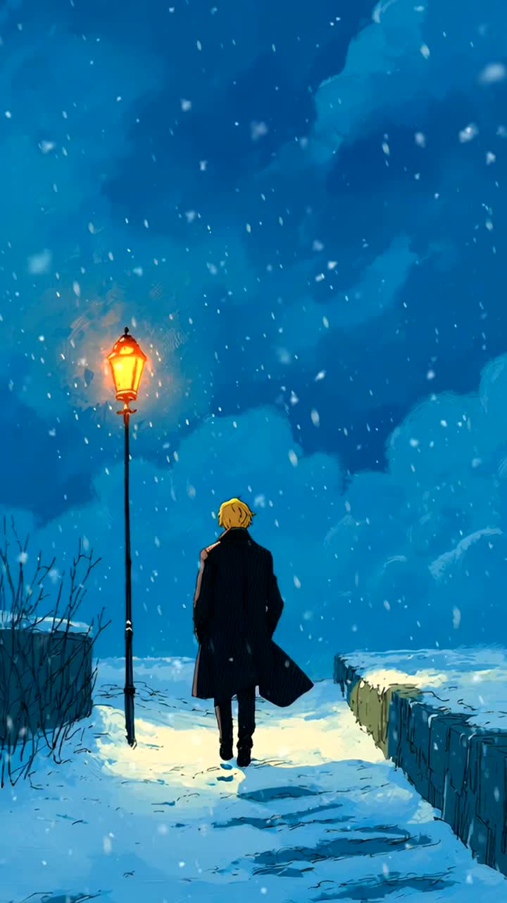 Luna e neve ( Луна и снег)🌕❄️