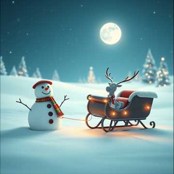 Santa's Snowman Delight (Cover)