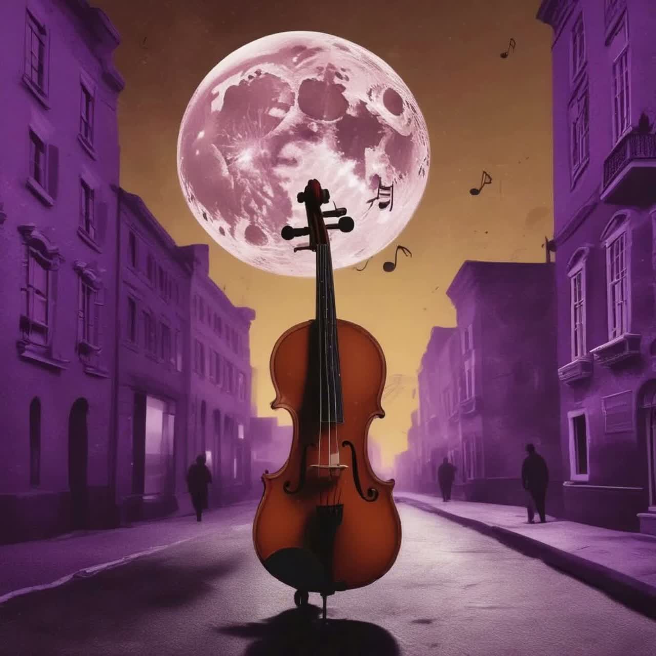 Je march4вe seul dans la nuit