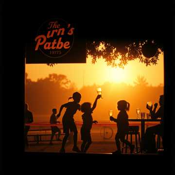 Pero mira como beben los padres en el bar...