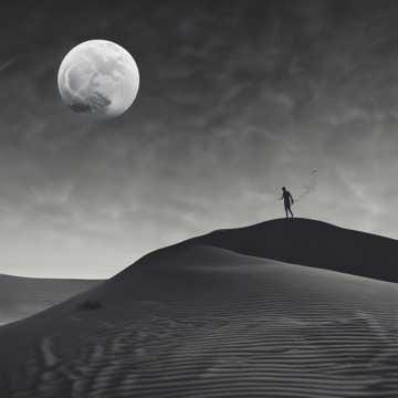Les ombres dansent sous la lune blafarde