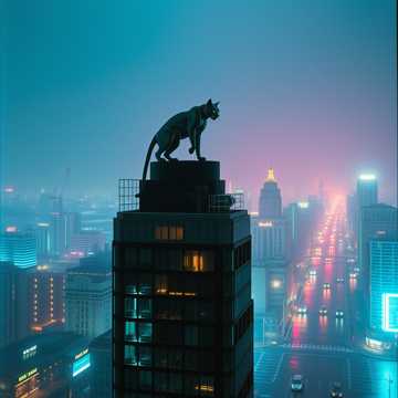 the Tomcat inspectet the big City in the Night (8)