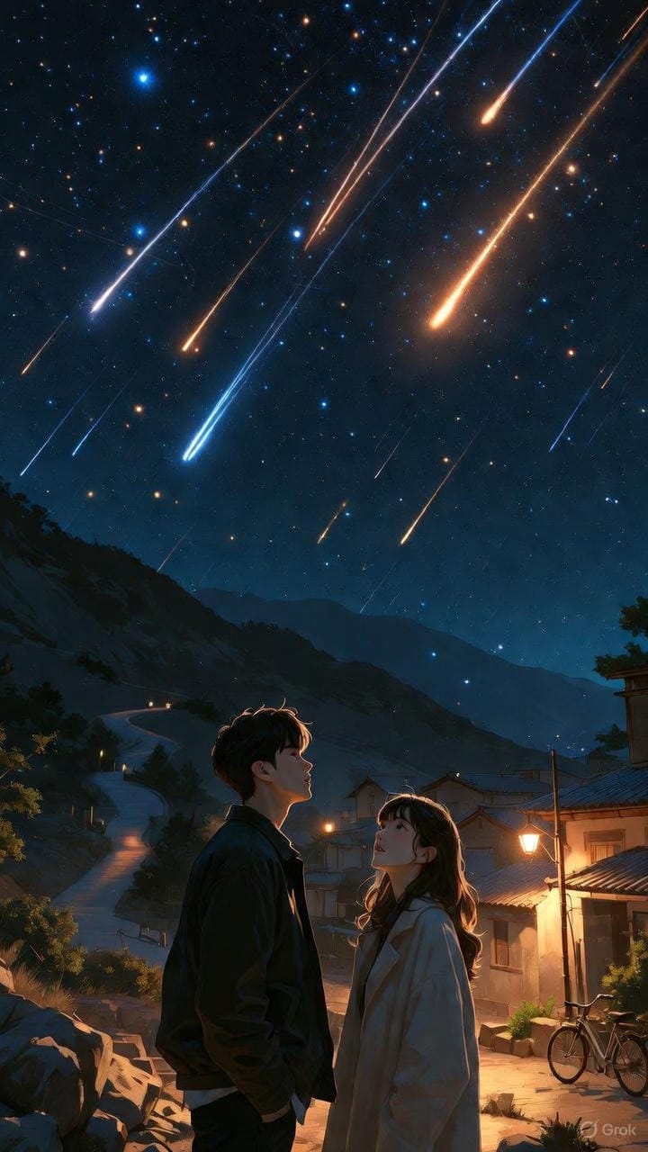 抱着你看流星落下