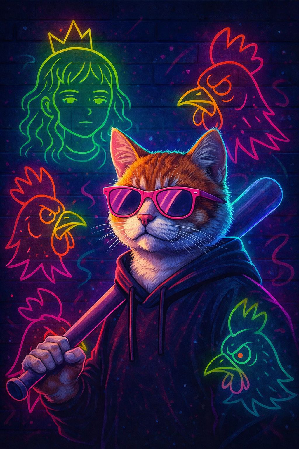 Mad Eyed Feline Wasteman