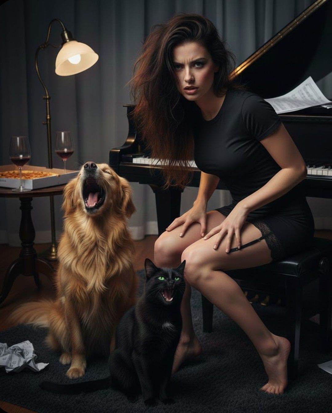 The "pianist" girl