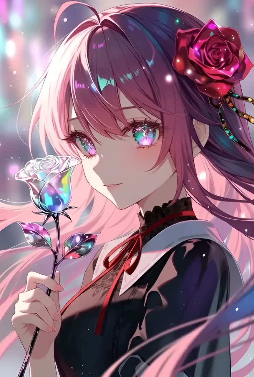 虹のバラを探して
