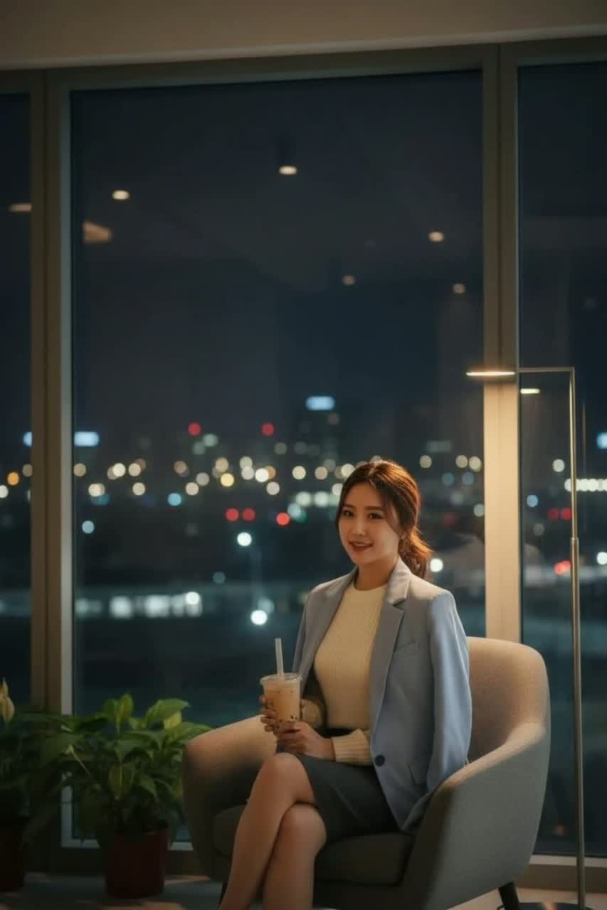 一个人喝完一杯奶茶 Finishing a Cup of Milk Tea Alone