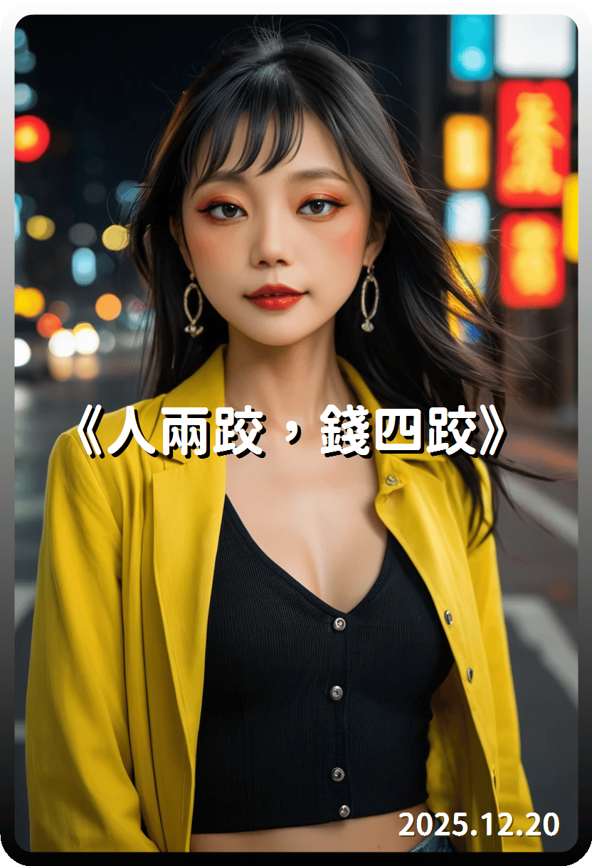 《人兩跤,錢四跤 - 重製版》(台語說唱)
