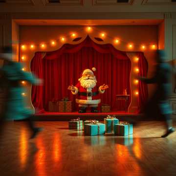Noël en carton-pâte