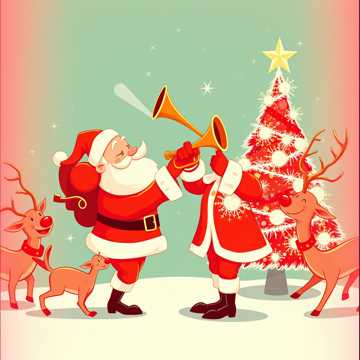 Le Père Noël Trompette