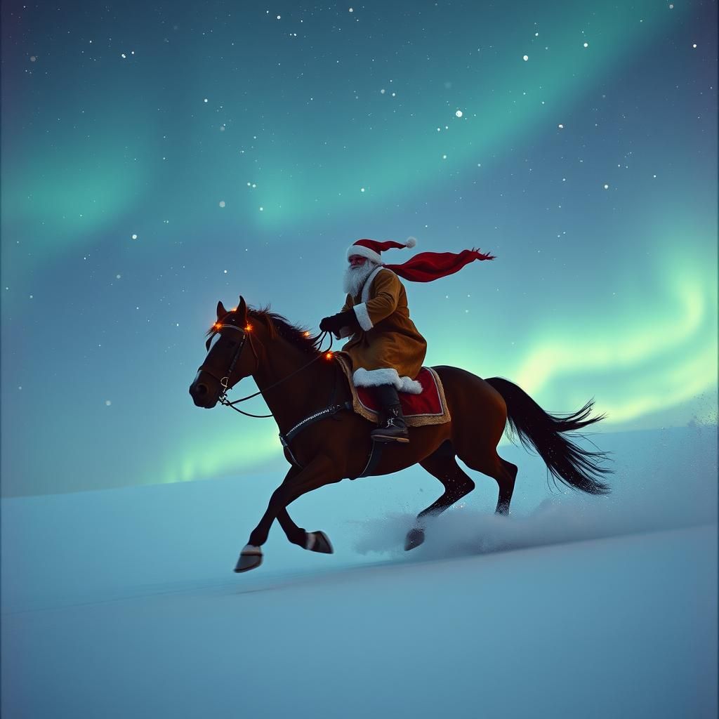 🎅Le père Noël arrive au galop 🎅